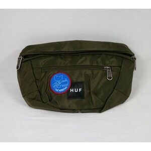 Woodstock x HUF Side Trip Bag - olive green